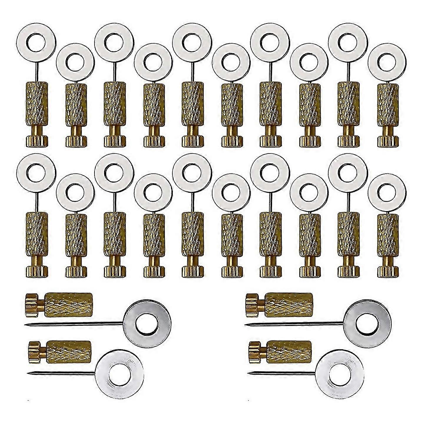 For 24pcs Leather Suture Positioning Needle, Handmade Diy Leather