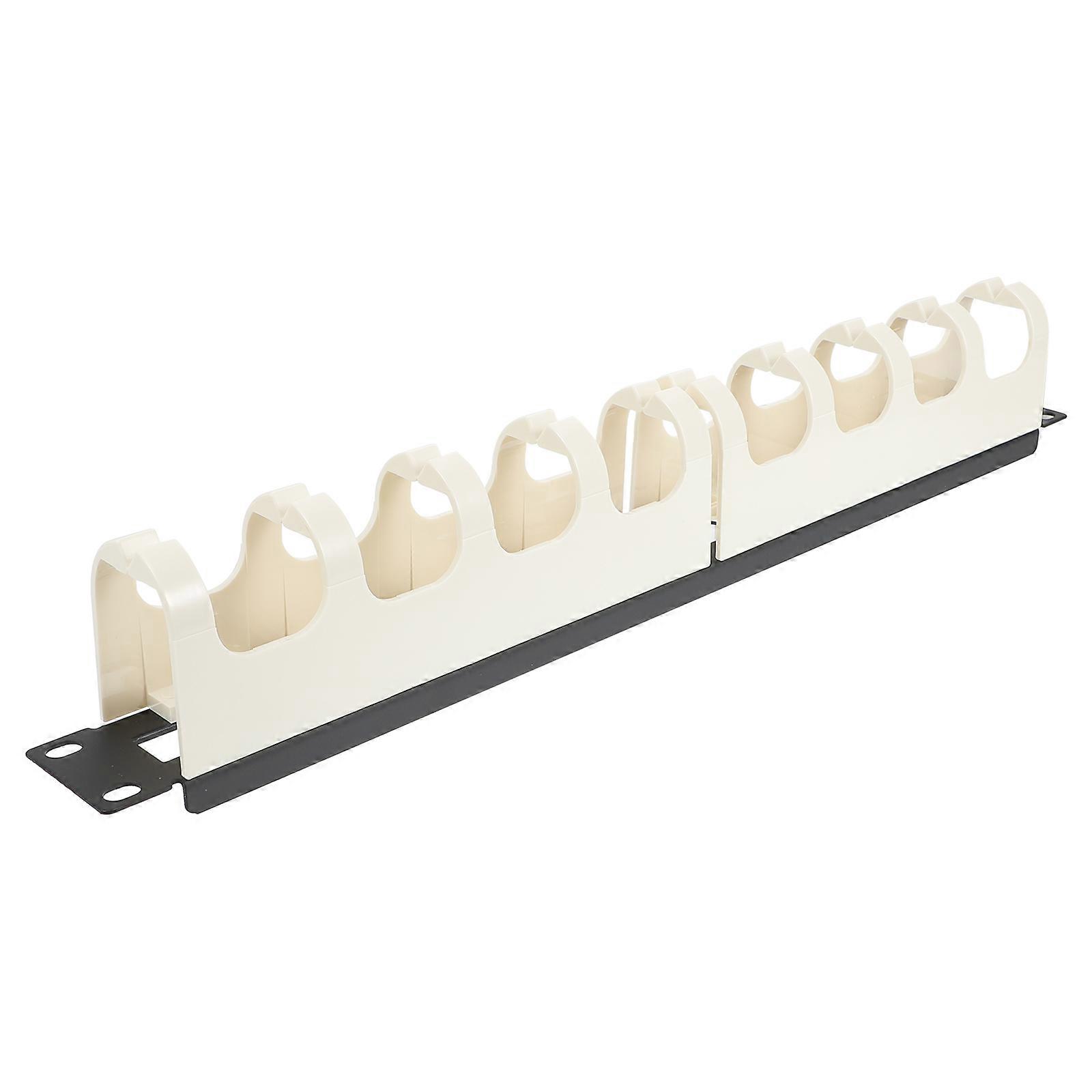 Server Rack Rails Horizontal Rack U Shape Network Wiring Management Rail Monitors Cold- Sheets 1Set