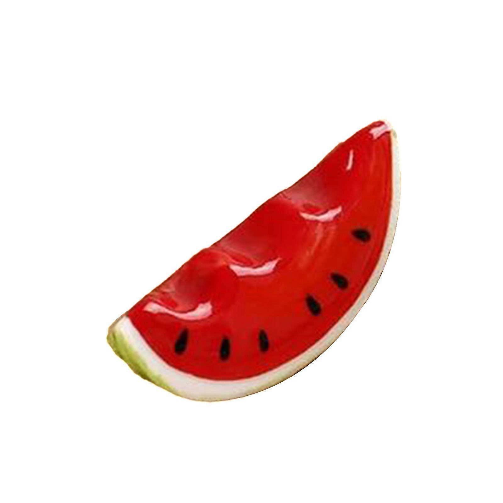 Wassermelonen Keramik Essstäbchenhalter 6er-Set, 5,8x3cm, Essstäbchenablage für Zuhause und Restaurant, Tischdekoration Rot