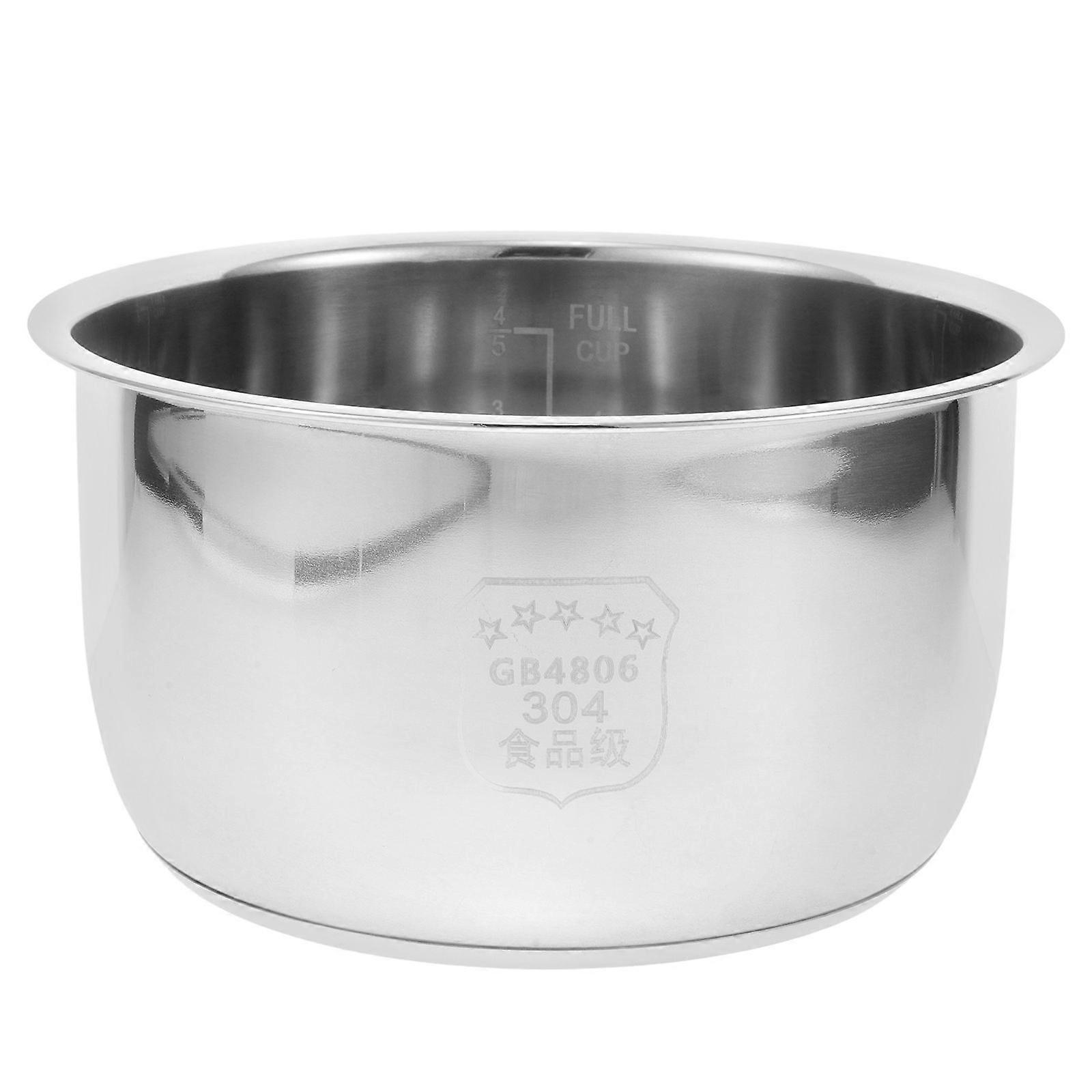 It looks like you've provided a product title or listing description for a **stainless steel inner pot replacement** for a rice cooker. To help you