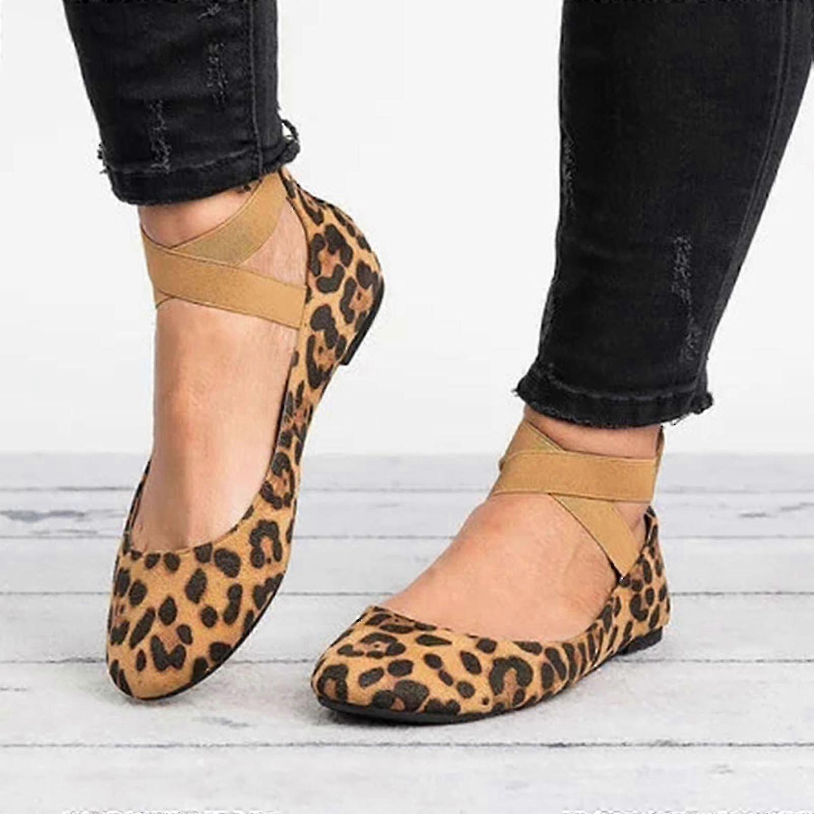 Ballerines confortables pour femmes à la cheville - chaussures d'été décontractées à talons hauts pour un usage et un style quotidiens