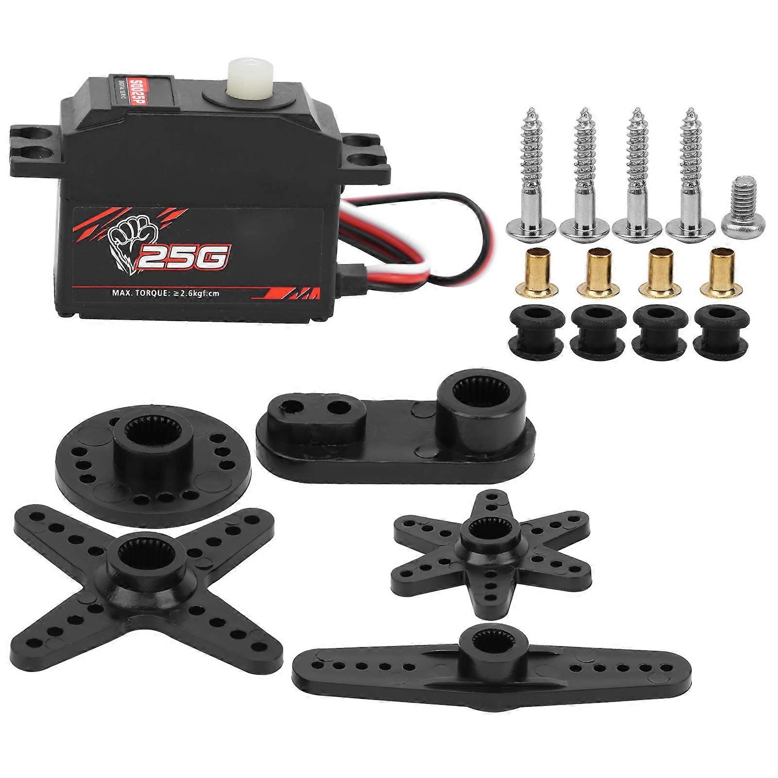 Digital Servo, Plastic Gear Digital Servo Replacement Parts Accessory for 1/12 RC Car Boat Model