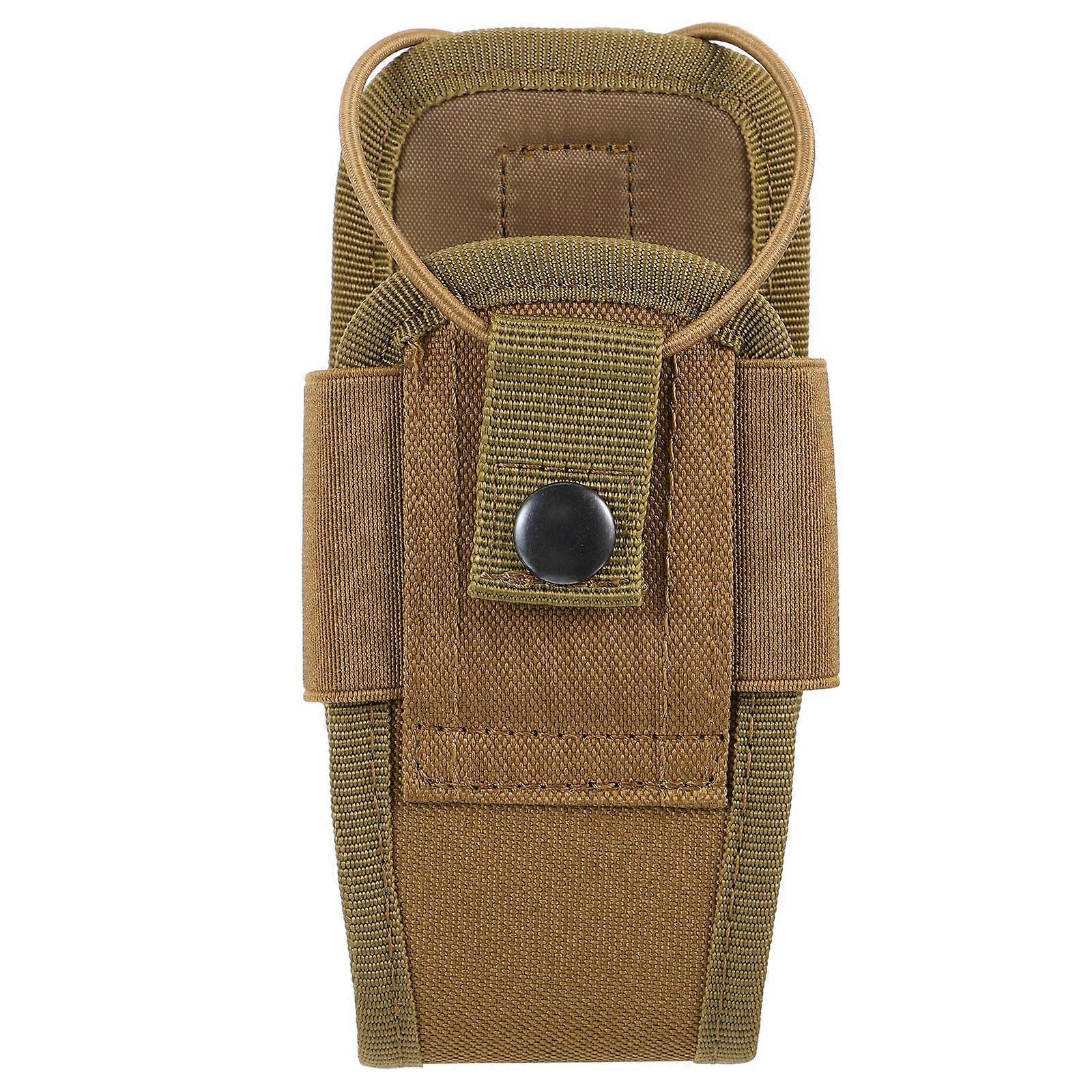 Durable Oxford Fabric Radio Case with Drawstring for Outdoor Use Khaki 7.87x3.94x2.76 Inches