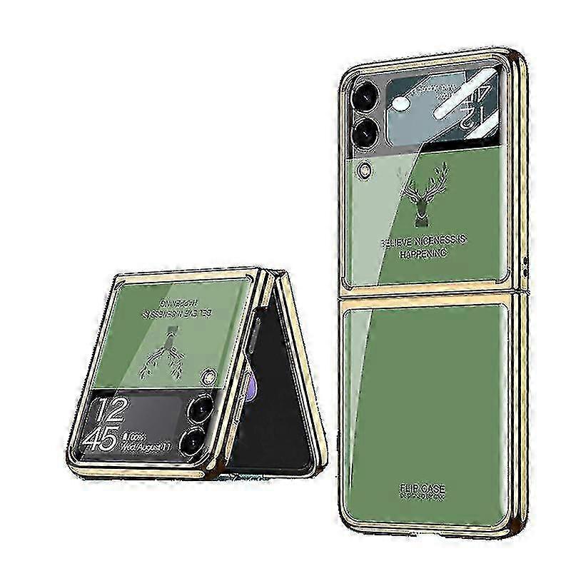 Anti-Scratch Screen Protector Film for Samsung Z Flip 3 (Matcha Green)
