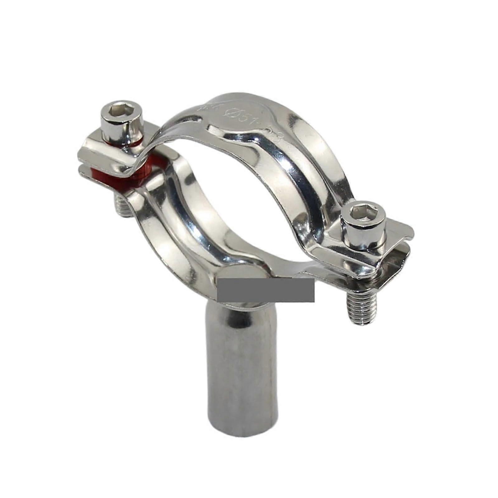304 Stainless Steel Fixture Pipe Bracket Welding Water Pipe Fixed Circular Pipe Clamp 3234mm