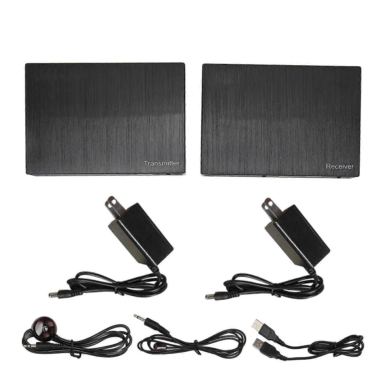 4K HD Multimedia Interface Extender Over IP - 150M Range, USB KVM, IR Support, US Plug