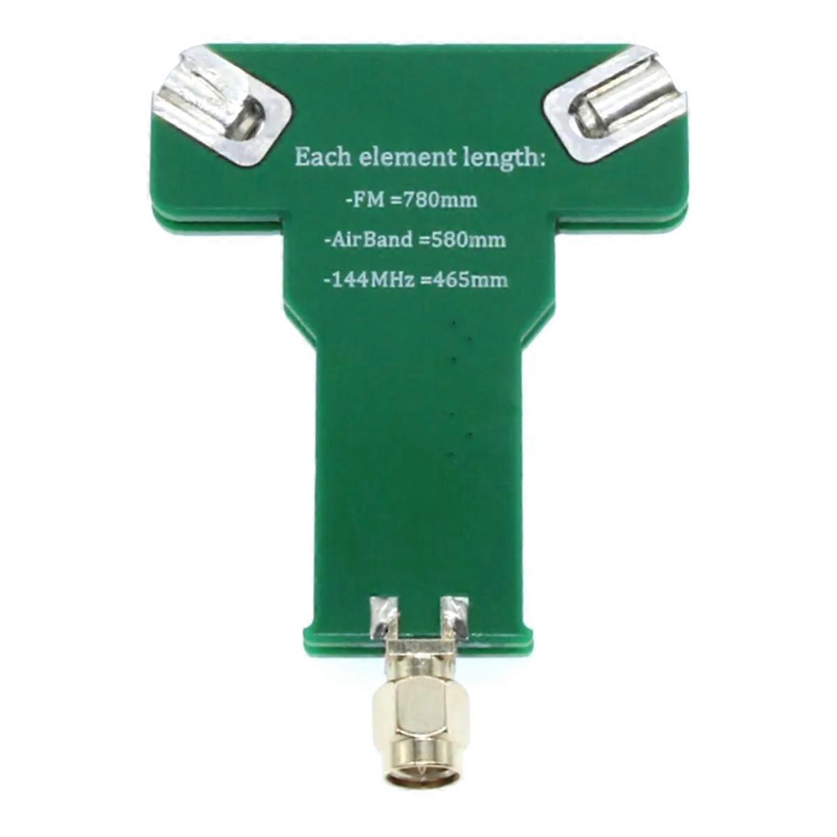 77M-415MHz FM Aviation Satellite Cloud Map Positive V Sheep'S Horn Telescopic Antenna V-Dipole Antenna