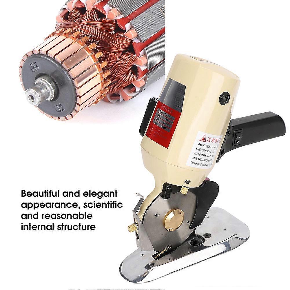 Electric Cloth Cutter Small HandHeld Round Knife Cutting Machine TH100
