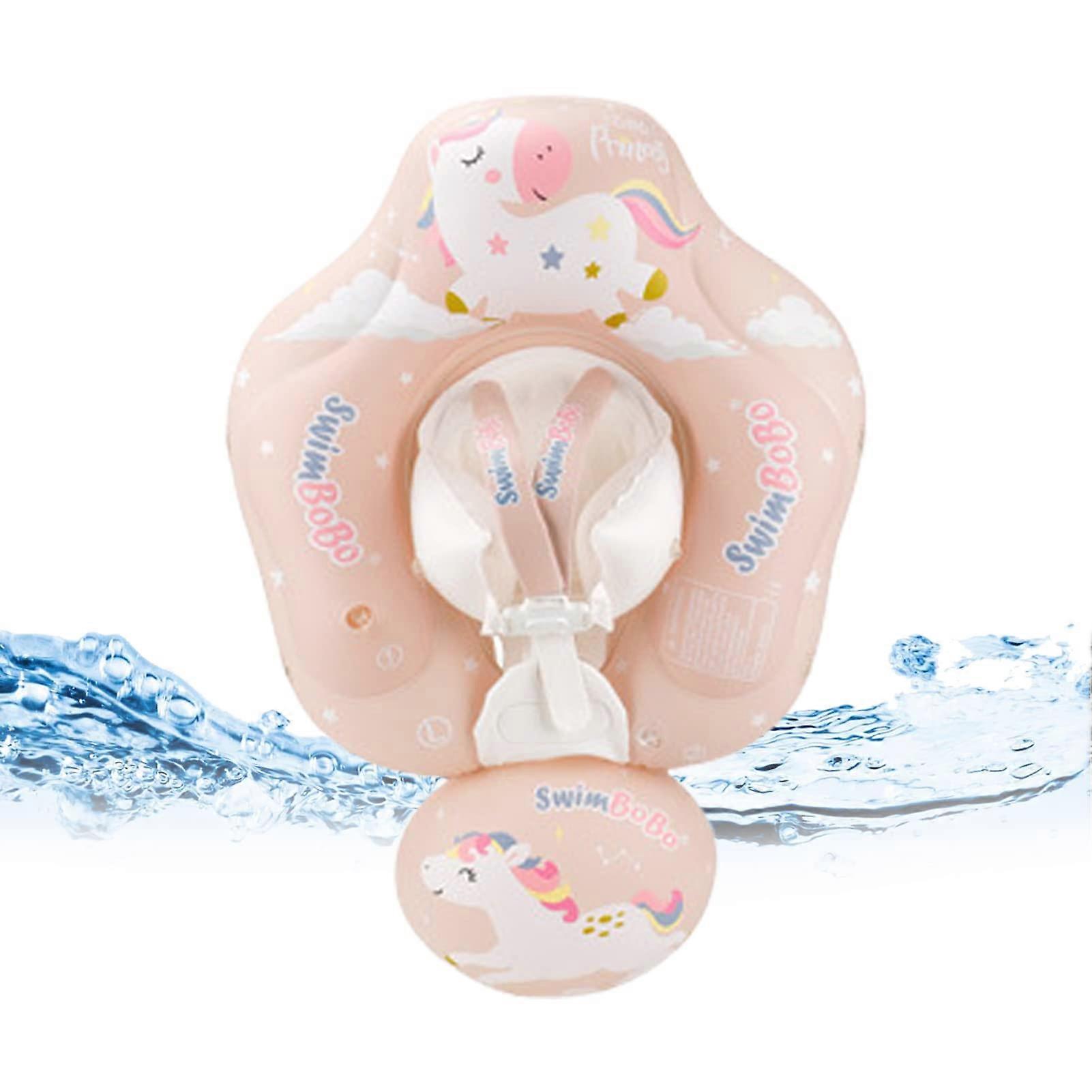 Baby Swimming Pool Float, Inflatable with Canopy, Soft, SkinFriendly, Size S (310 Months)