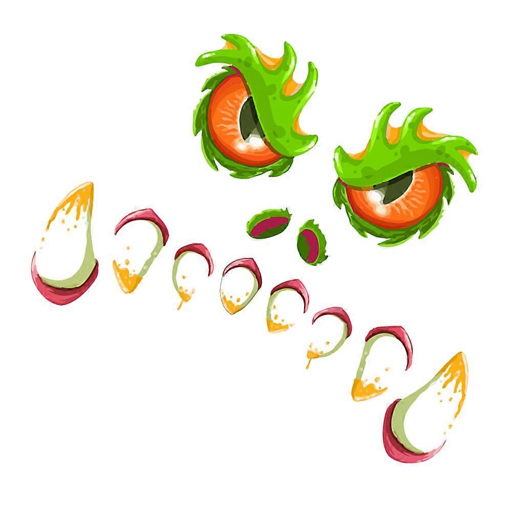 Kids Wall Stickers for Home Decor Assorted Color 92x60 Cm Easy to Remove 1Pack