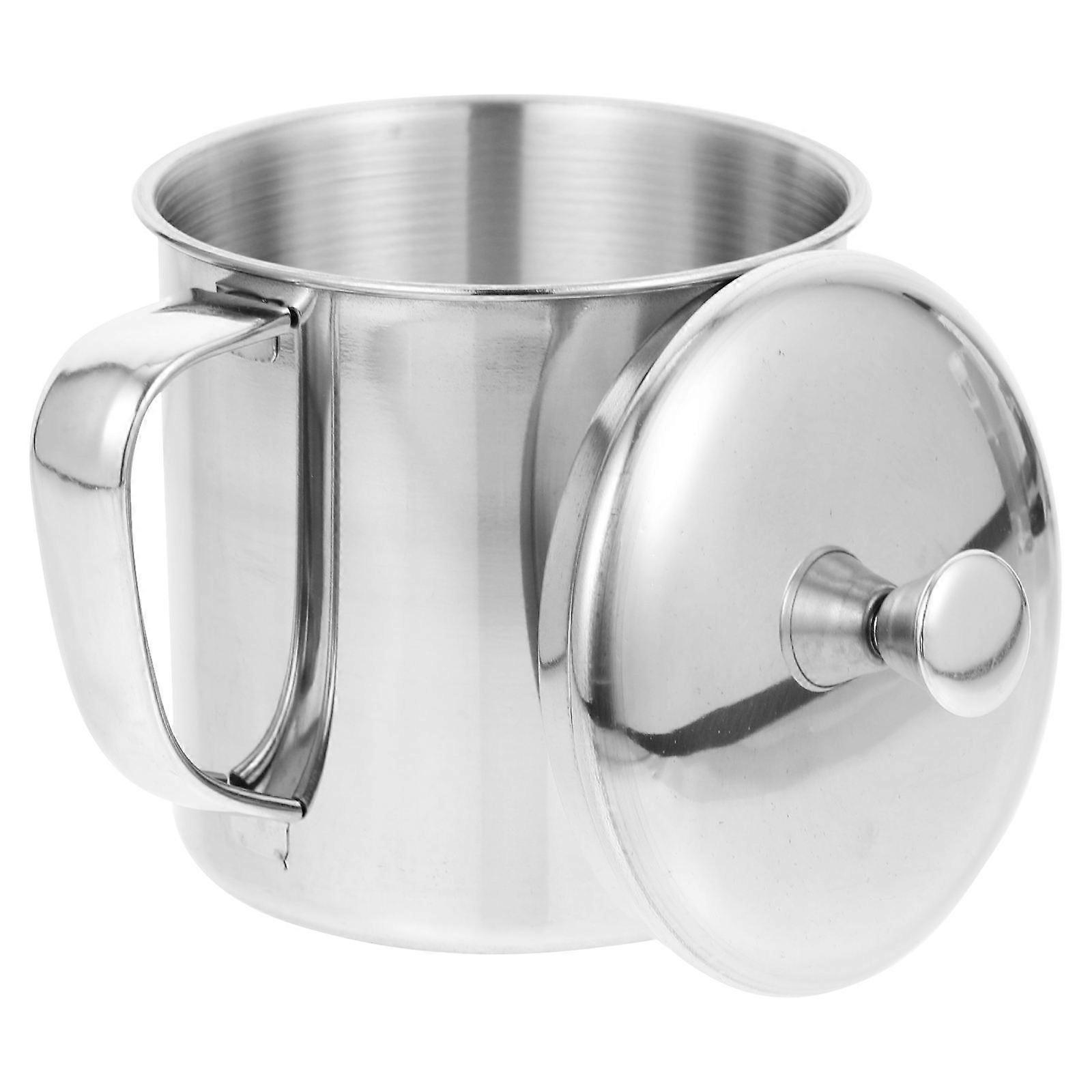 Stainless Steel Water Cup for Multipurpose Use Household Milk and Coffee Container 1 Set