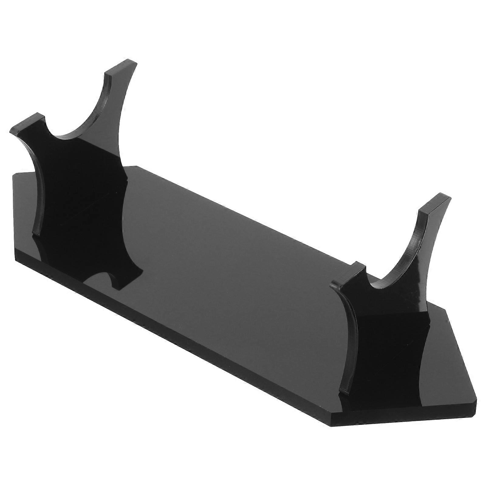 Multifunctional Kitchen Stand Holder Stand Single Horizontal Display Black Acrylic Storage 1Set
