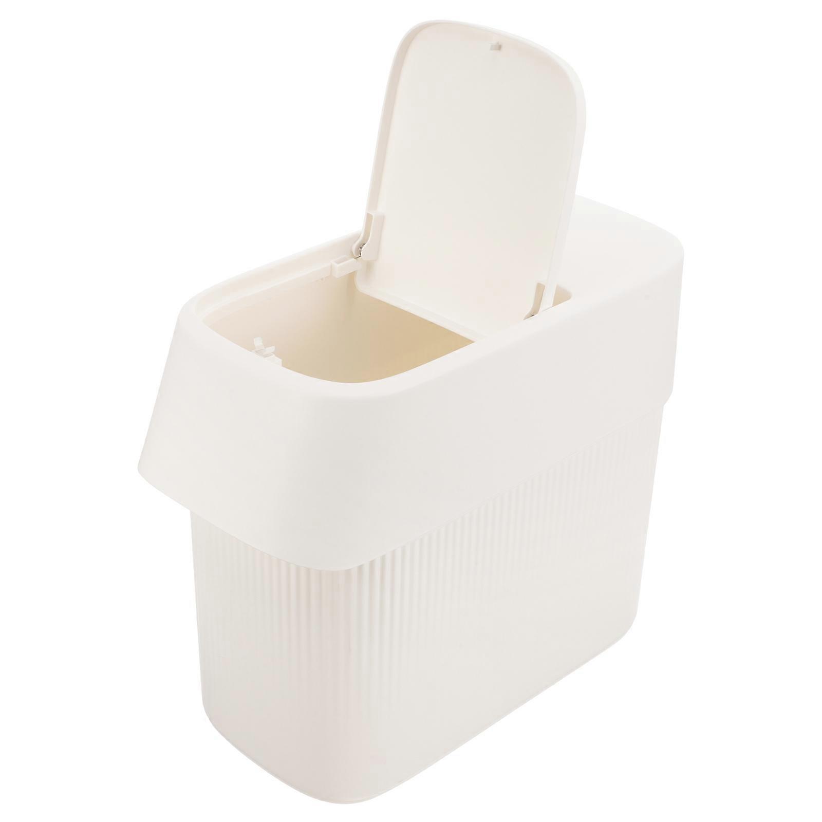 Plastic Trash Can For Room Use With Odor Control Function 31.5x25cm 1Set
