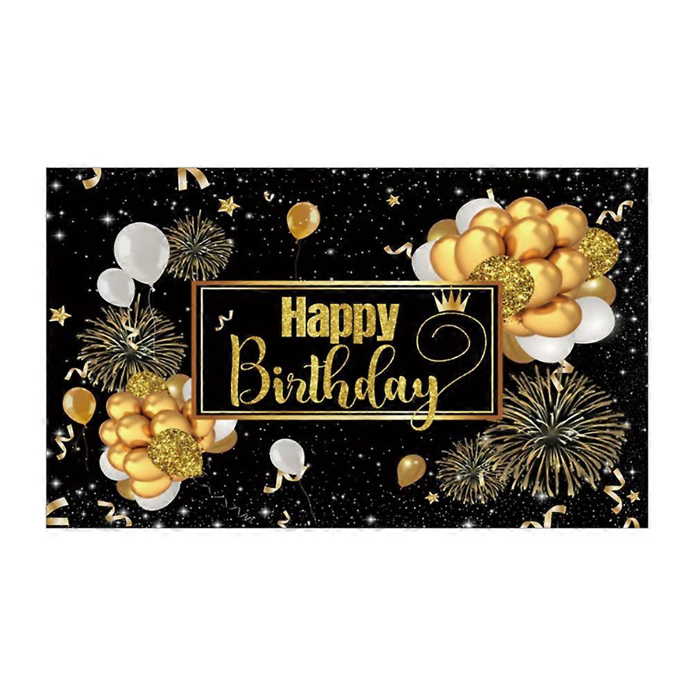 Birthday Backdrop Prop Assorted Color Background Cloth Birthday Decoration Hemming Design 1Set