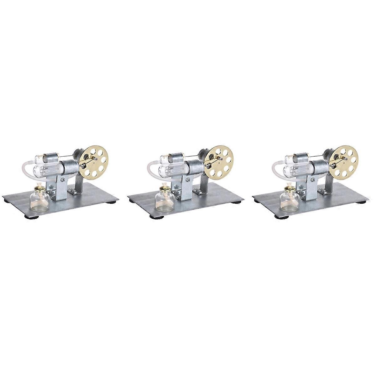 3X Stirling Engine Model Science Experiment Physics Experiment Generator Model Science and Education