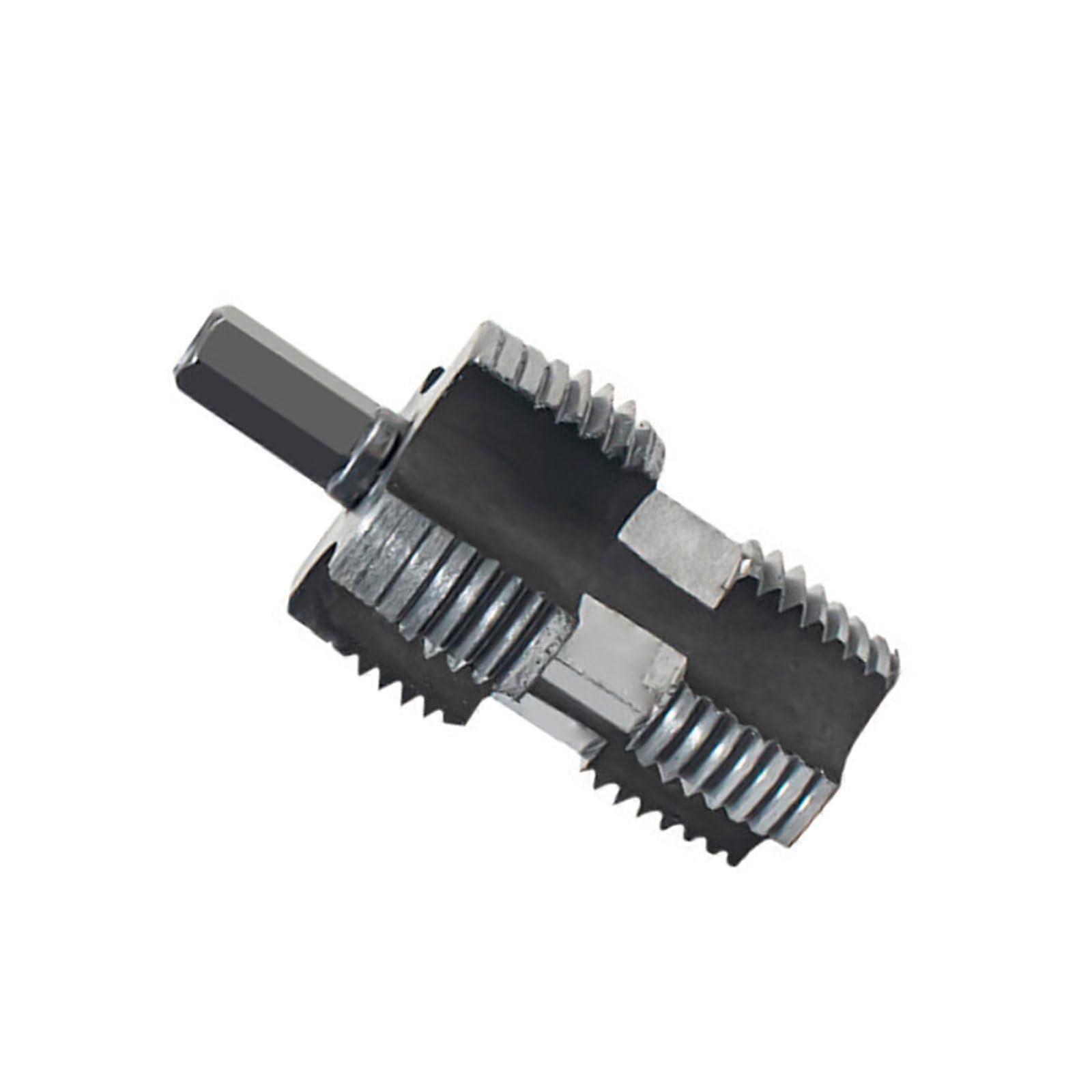Water Pipe Threader, Metal Internal Thread Opener For PVC Fittings, Tapered Pipe Thread Tool, Faucet Compatible