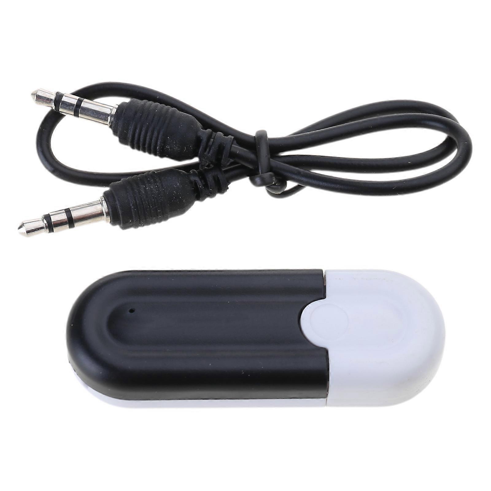 Portable USB Dongle Car Transmitter Wireless Sound Receiver Adapter 3.5mm for Various Devices Multicolor