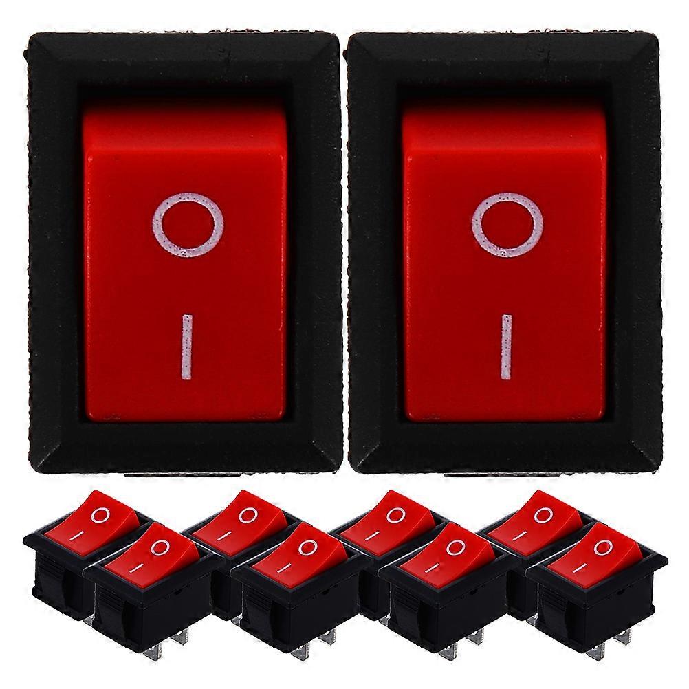 20PCS Compact Boat Shape Toggle Switch Designed for Car and Household Appliances with Plastic Material