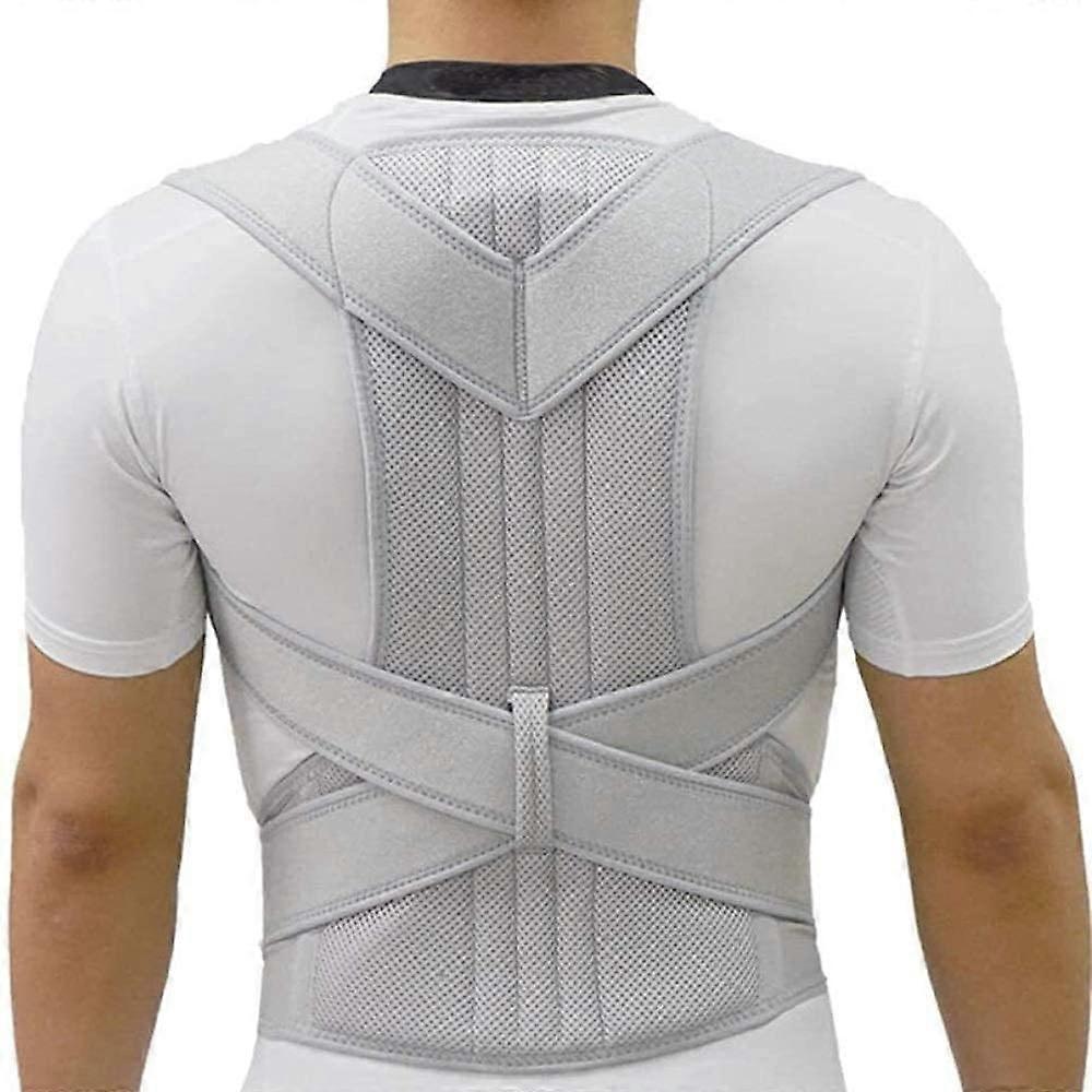 Posture Corrector for Men and Women, Adjustable Device for Thoracic Kyphosis and Shoulder Support