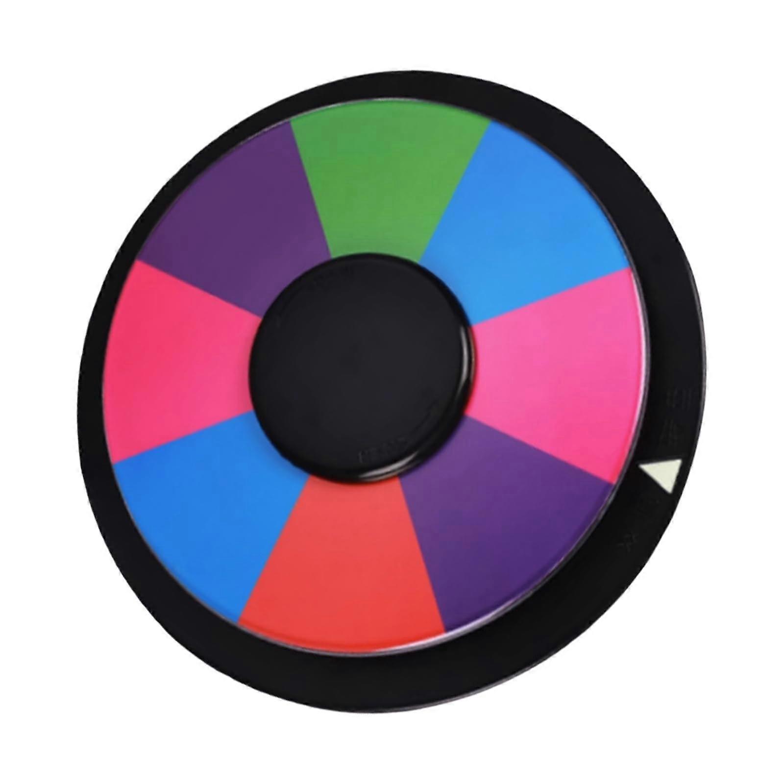 Double-Sided 8/16 Slot Tabletop Prize Wheel Spinner for Dry Erase Use - Durable Game of Chance for Events and Promotions