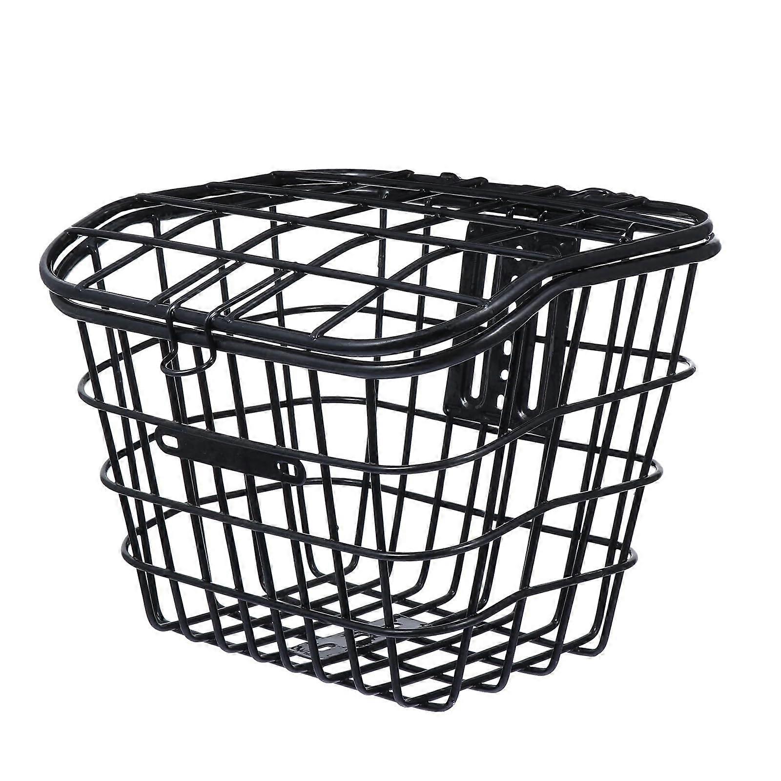 Front Basket for Bicycles, Durable Front Basket for E-Bikes, Compatible With Storage Accessories