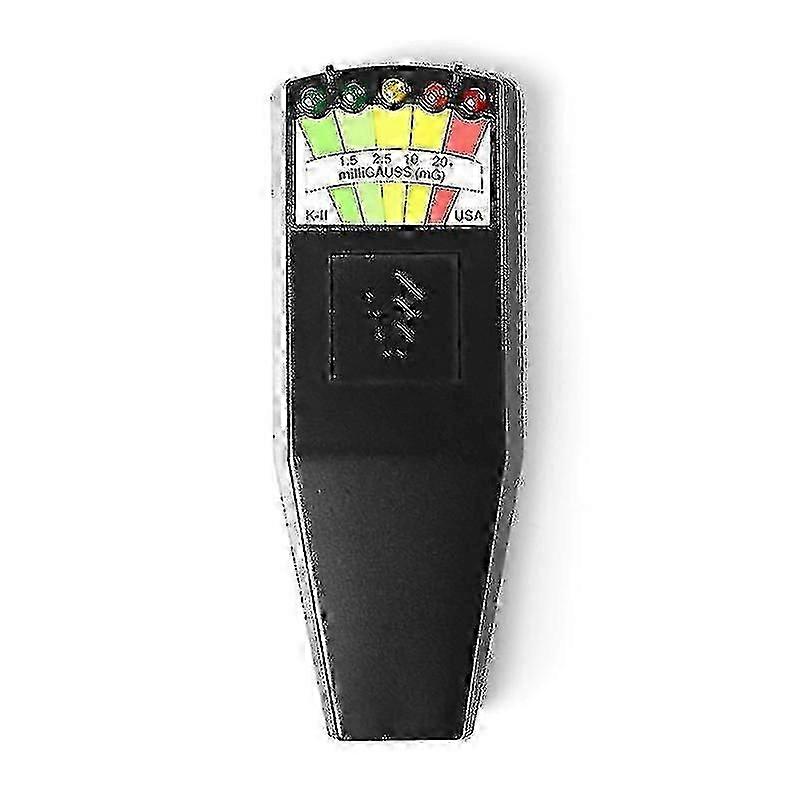 2025 K2 Electromagnetic Field Emf Gauss Meter Radiation Detector Portable Emf Magnetic Field Monitor 5 Led Gauss Meter