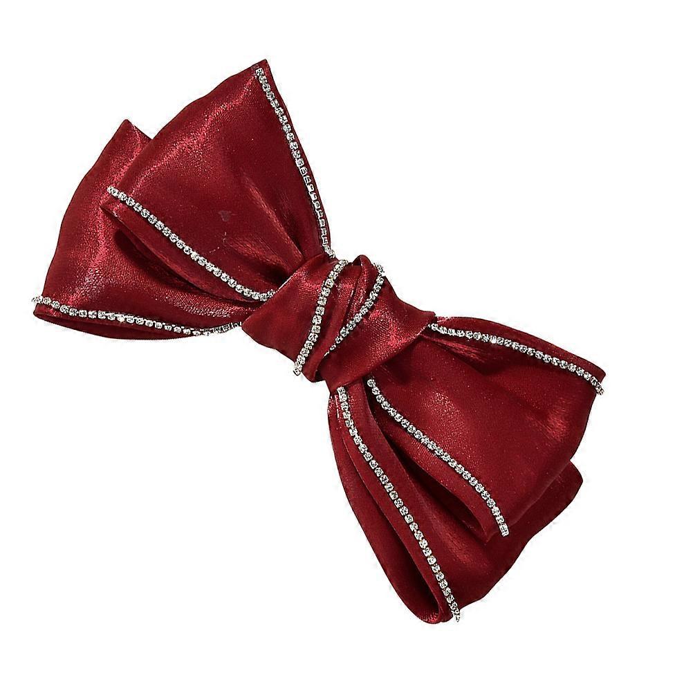 Red Headband with Ribbon for Decor Made of Silks and Satins Durable and Practical for Lasting Use