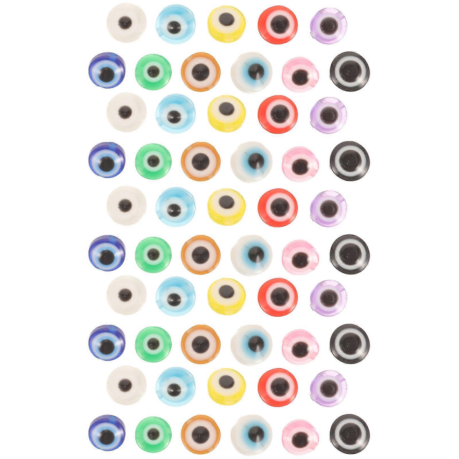 Evil Eye Beads Jewelry Making Beads For Craft Projects Assorted Color Plastic 1Pack