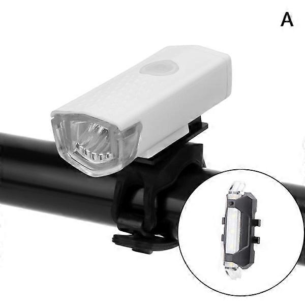 IC Rechargeable Bicycle Front and Rear Light A