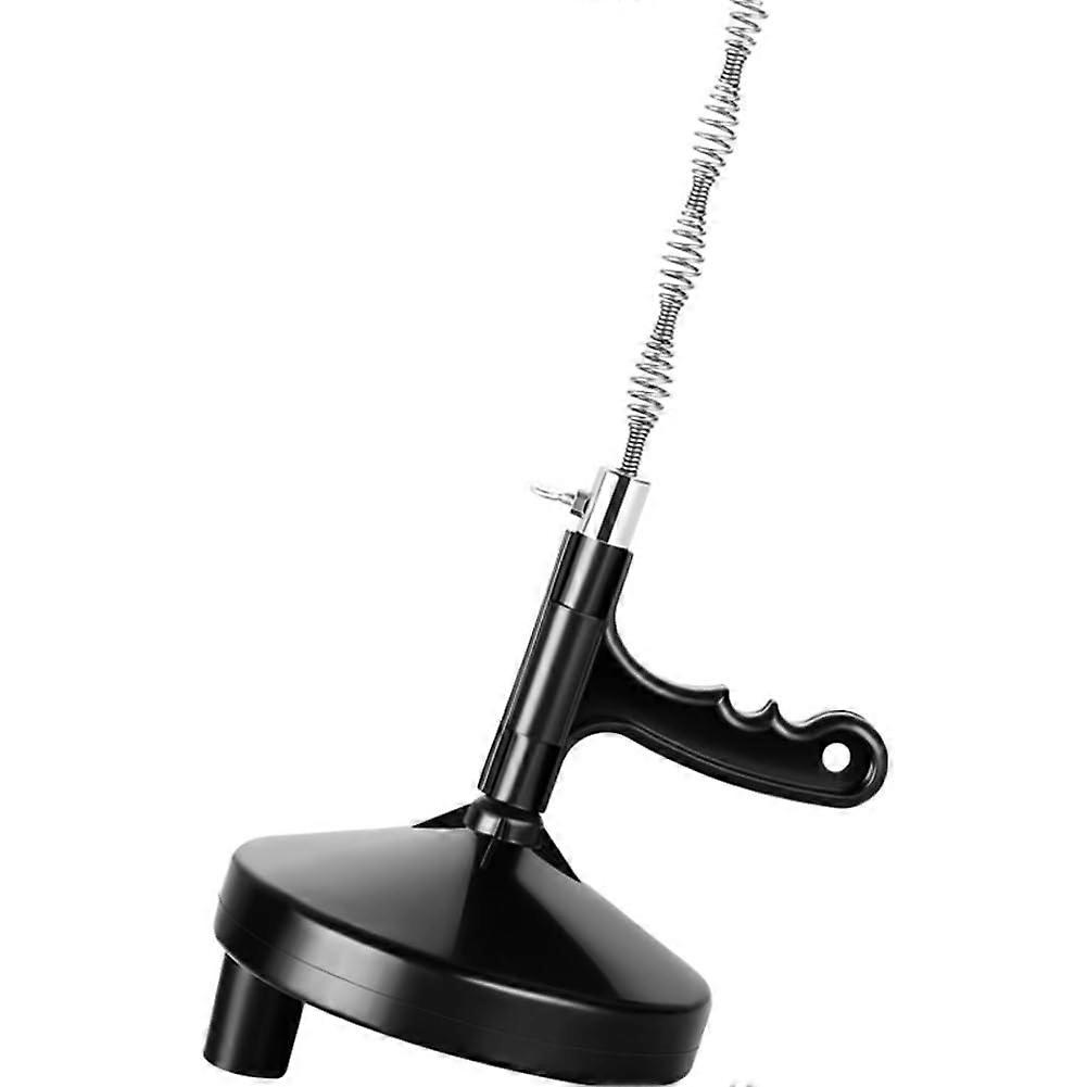 Hand Manual Drain Clog Remover With Flexible Wire Rope, Reusable Drain Cleaner, NonSlip Handle, Easy Install, 3 Meter Length