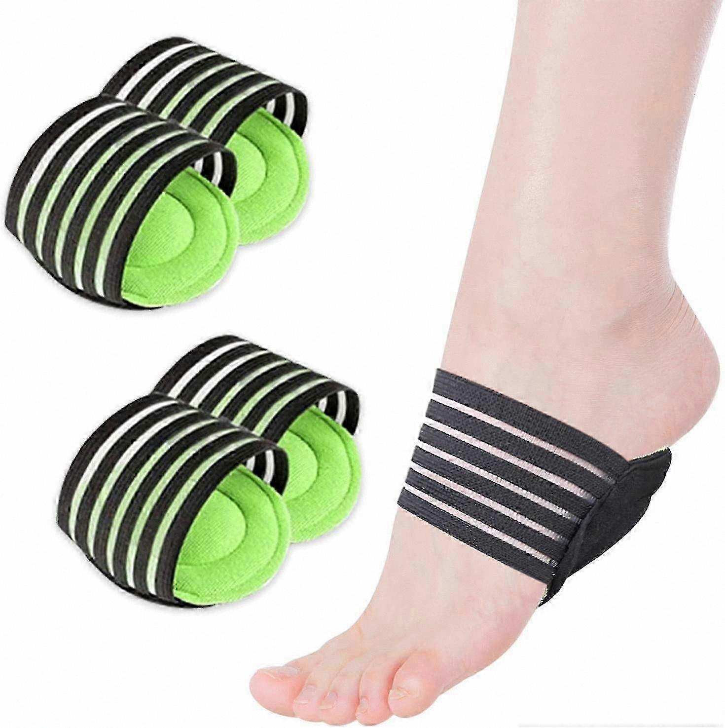 Arch Support Compression Sleeves with Cushioned Comfort Pad for Enhanced Stability and Pain Relief