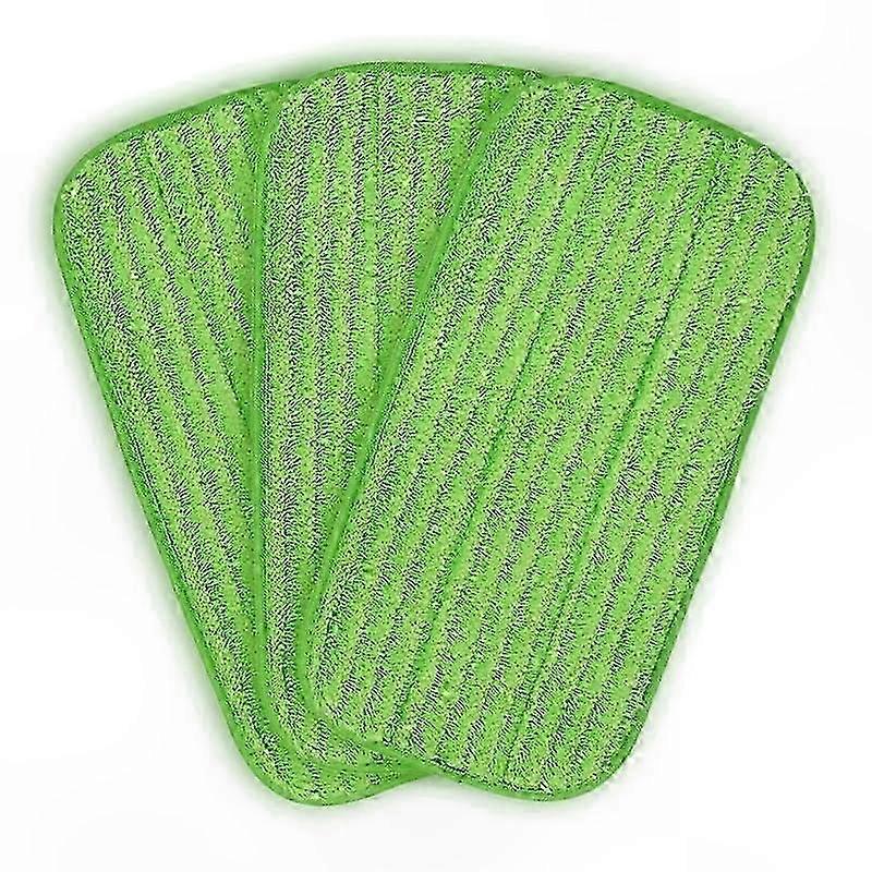 3-Pack Reusable Microfiber Mop Pads for 12" Dusting and Cleaning Tasks
