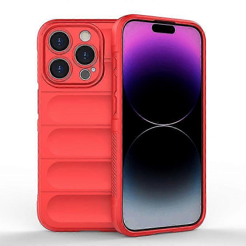 For iphone iPhone 15 Pro Case, Flexible Soft TPU Rubber Grip Shock-Absorbent Protective Case Cover