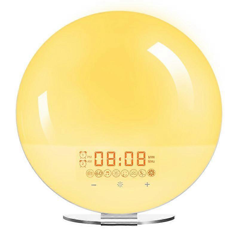 Sound and Light Sunrise Wake-Up Lamp LED White Noise Lamp