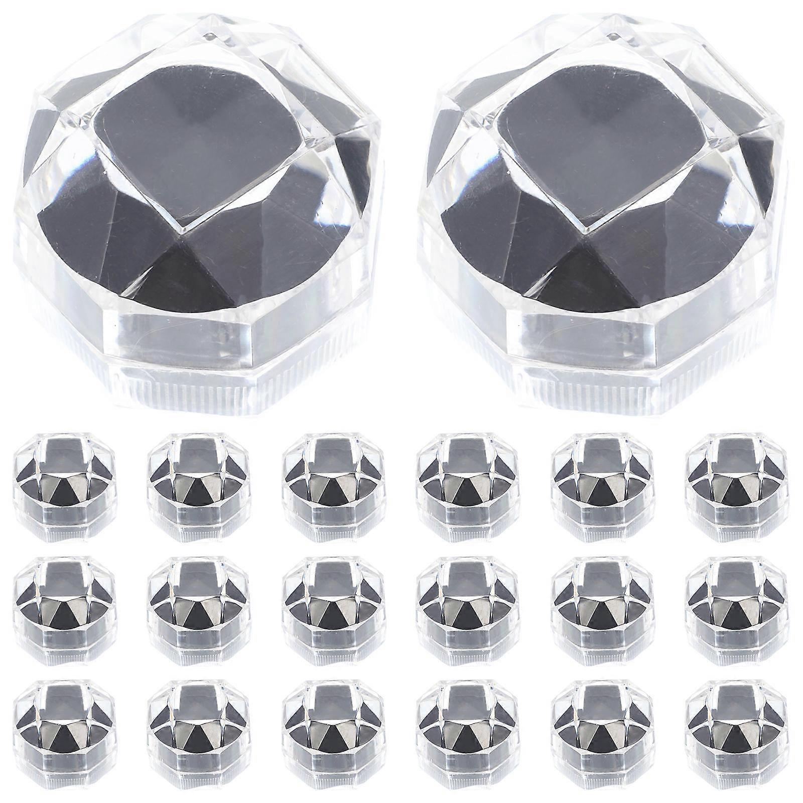 Portable Ring Box for Wedding Ceremonies Black PE and Sponge Small Size Perfect for Engagement Parties