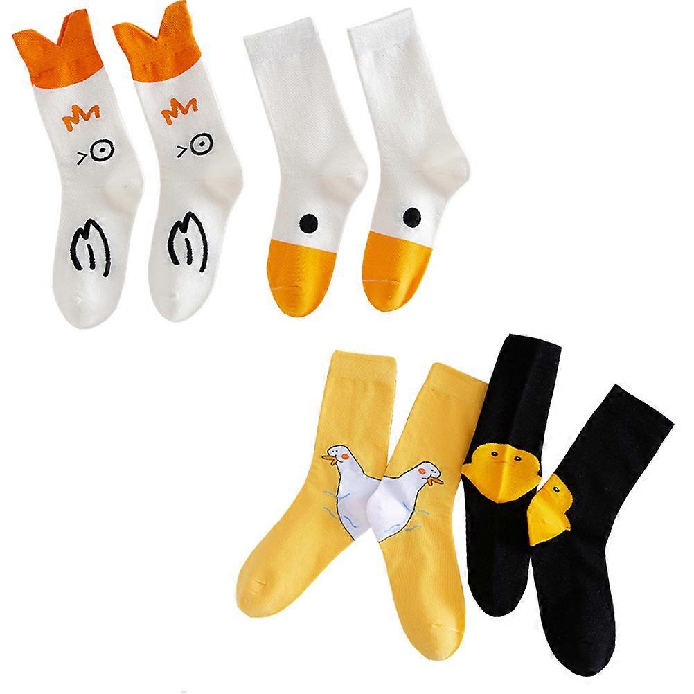 Cute Socks Funny Socks For Casual Wear Comfortable Style Assorted Pairs
