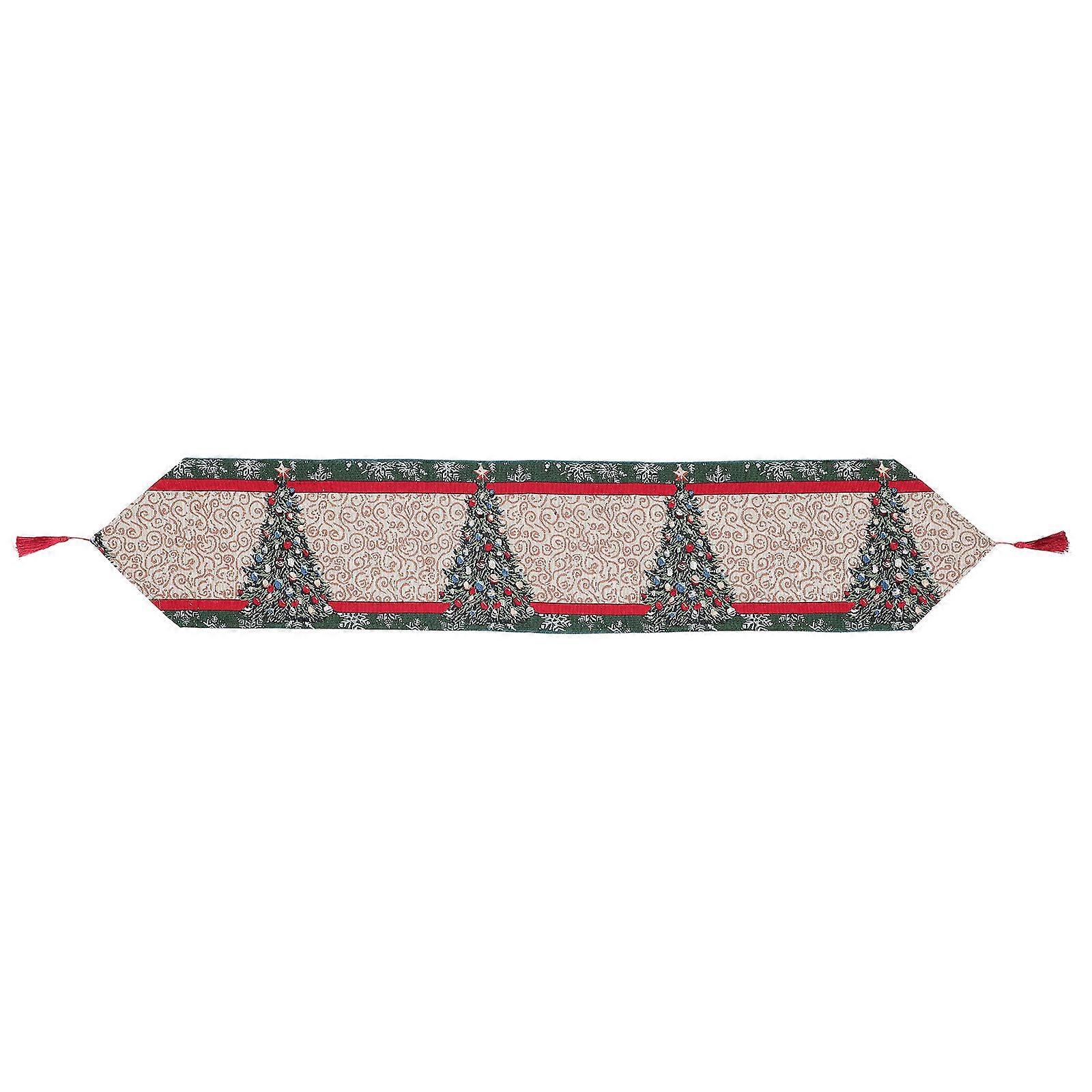 Christmas Themed Table Runner 1Pcs Decorative Tablecloth For Home Users And Hotel Decorators 180x35x0.1cm Multi Color