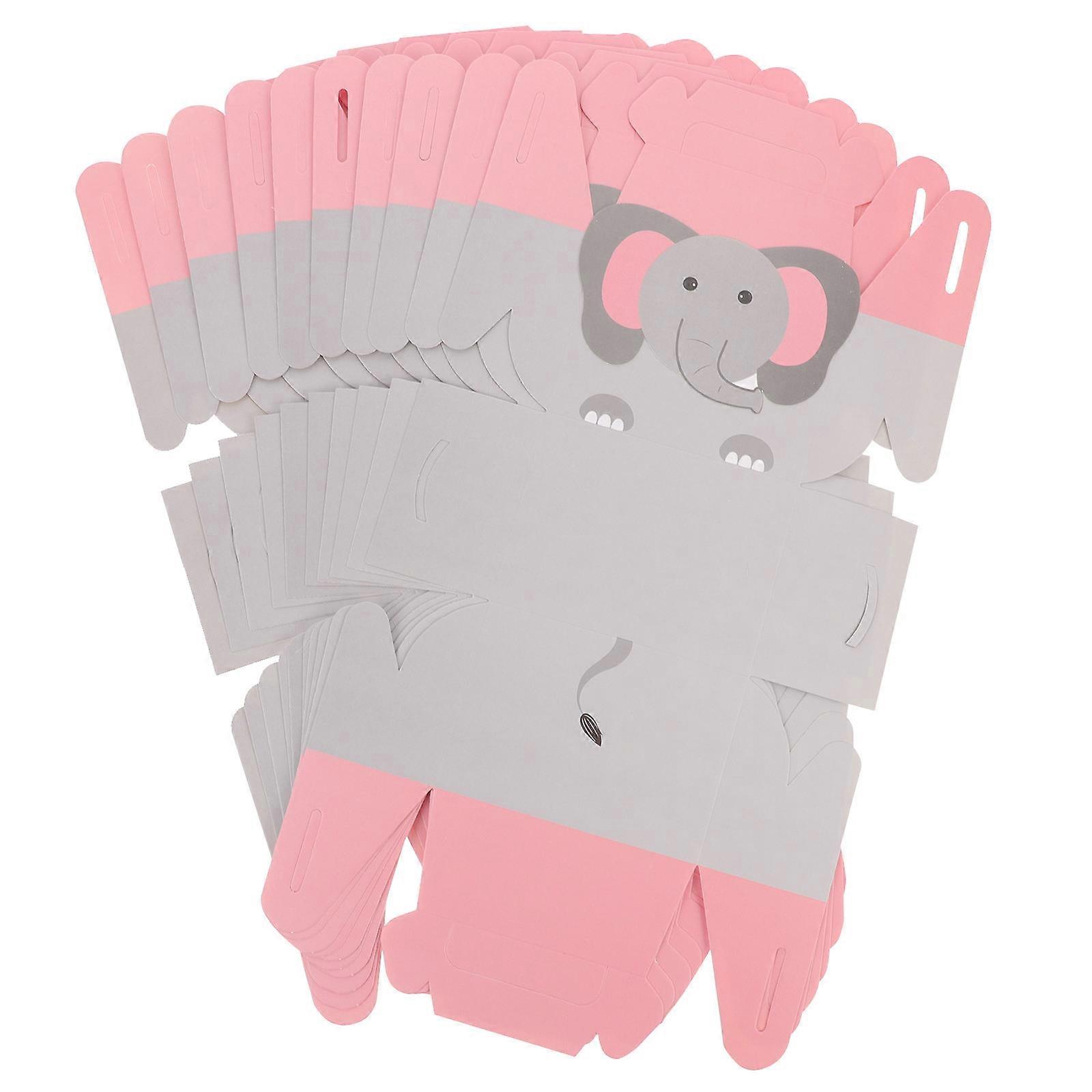 10Pcs Animal Theme Goodies Boxes Rectangular Shape Perfect For Storing Treats At Birthdays And Festive Celebrations