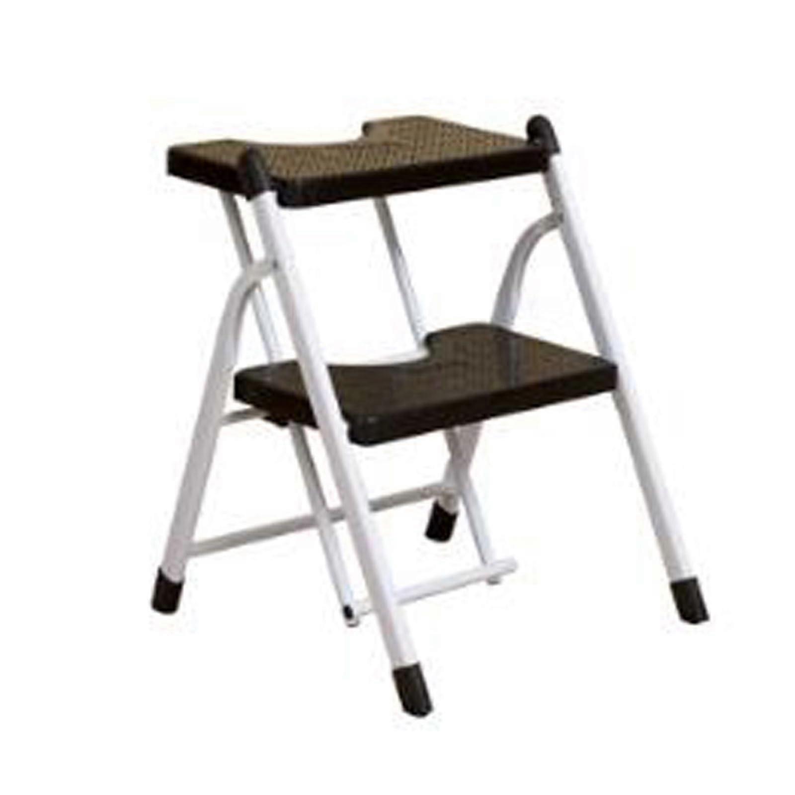 Portable Folding Step Stool Ladder, Performance Metal Step Stool for Adults