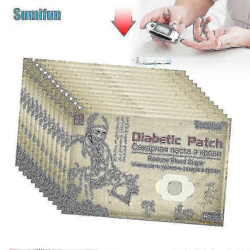 6-90pcs διαβήτη έμπλαστρο χαμηλότερο επίπεδο σακχάρου στο αίμα ομφαλό αυτοκόλλητο διαβητικός καθαρός