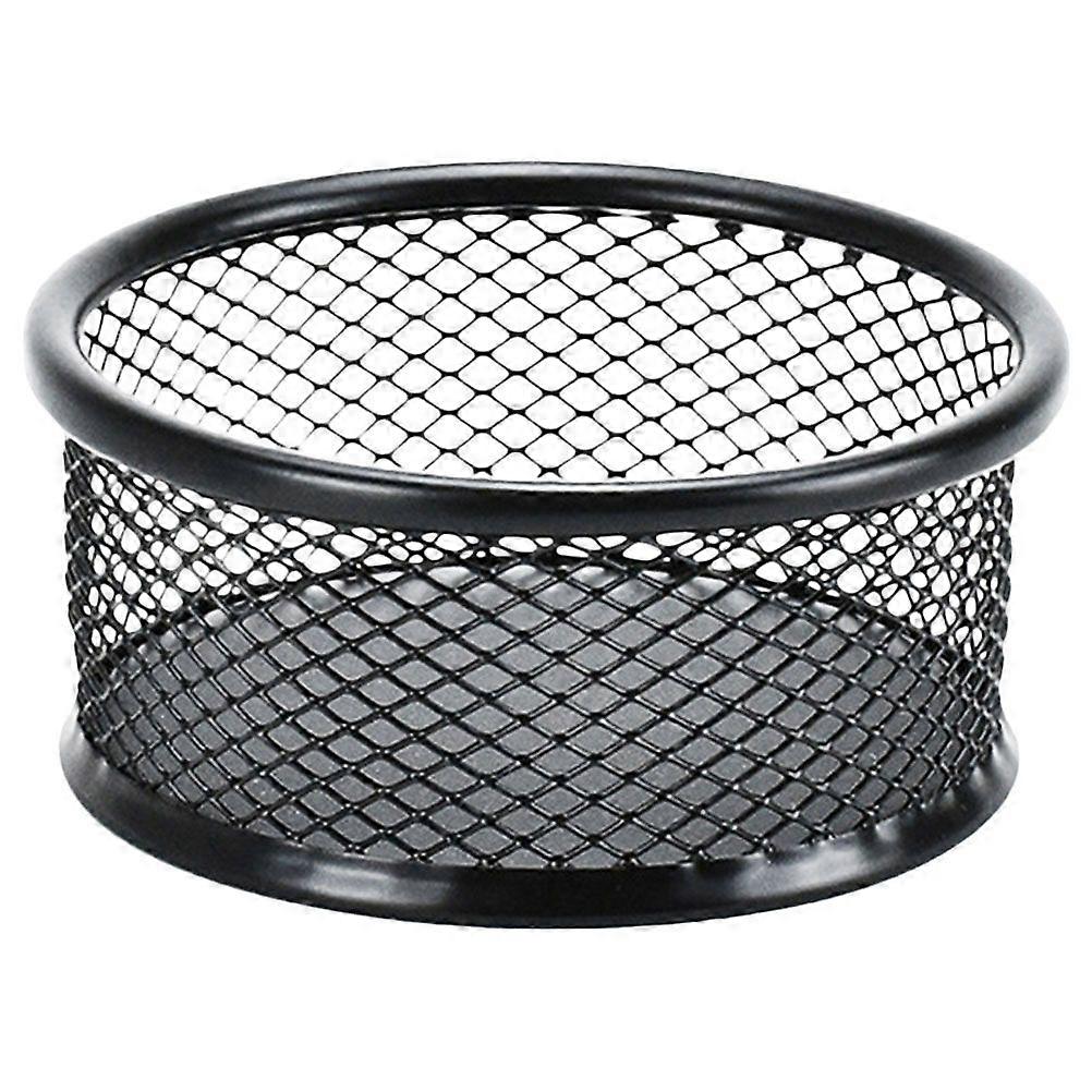 Mesh Design Storage Box Multi-functional Paper Clip Storage Holder Desktop Stationery Container