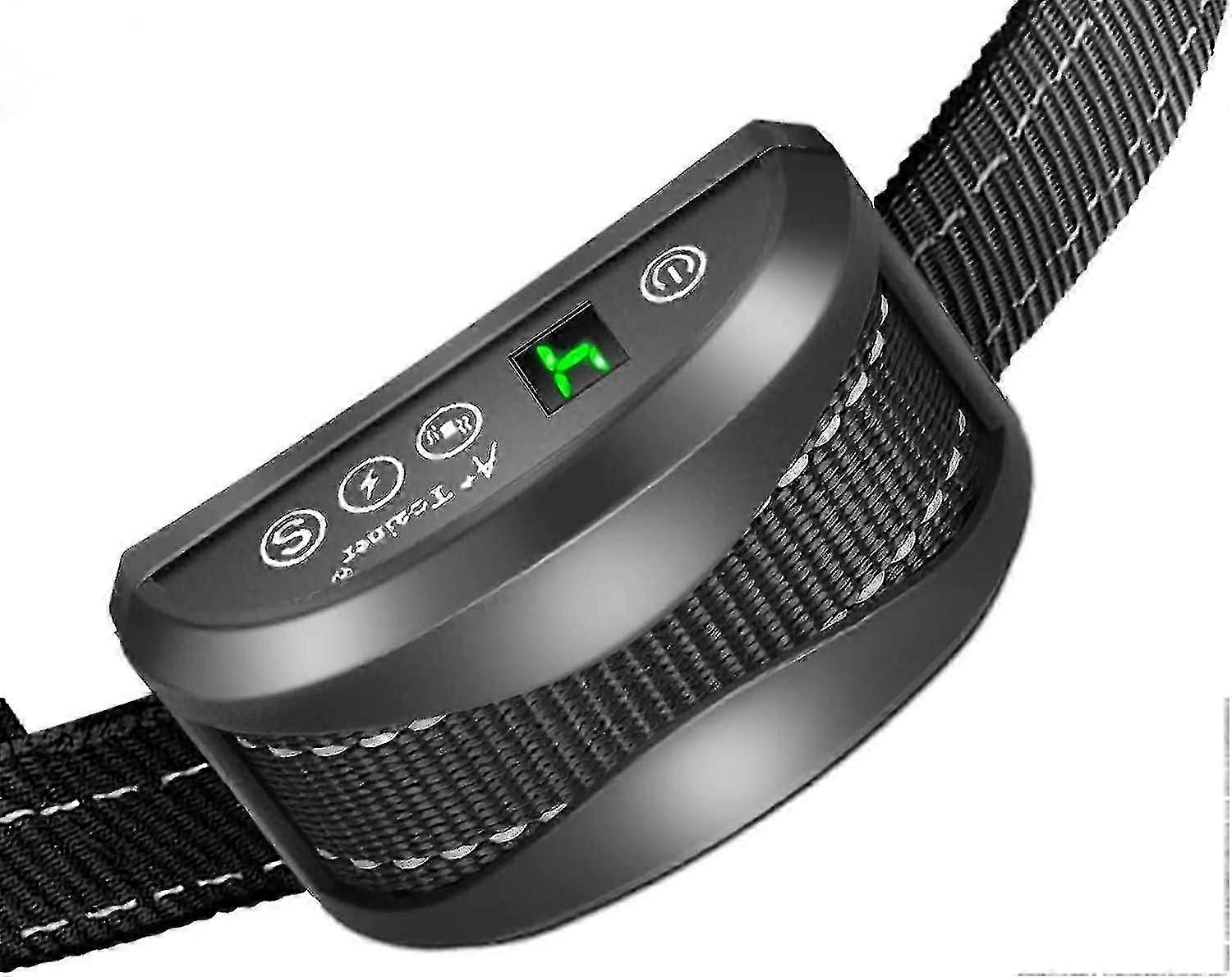 Collier Anti-aboiement Chien - 3 Modes Choc lectrique/Vibration/Sensibilit Aide au Dressage Inoffensif Automatique IP65 Batterie Rechargeable Sang