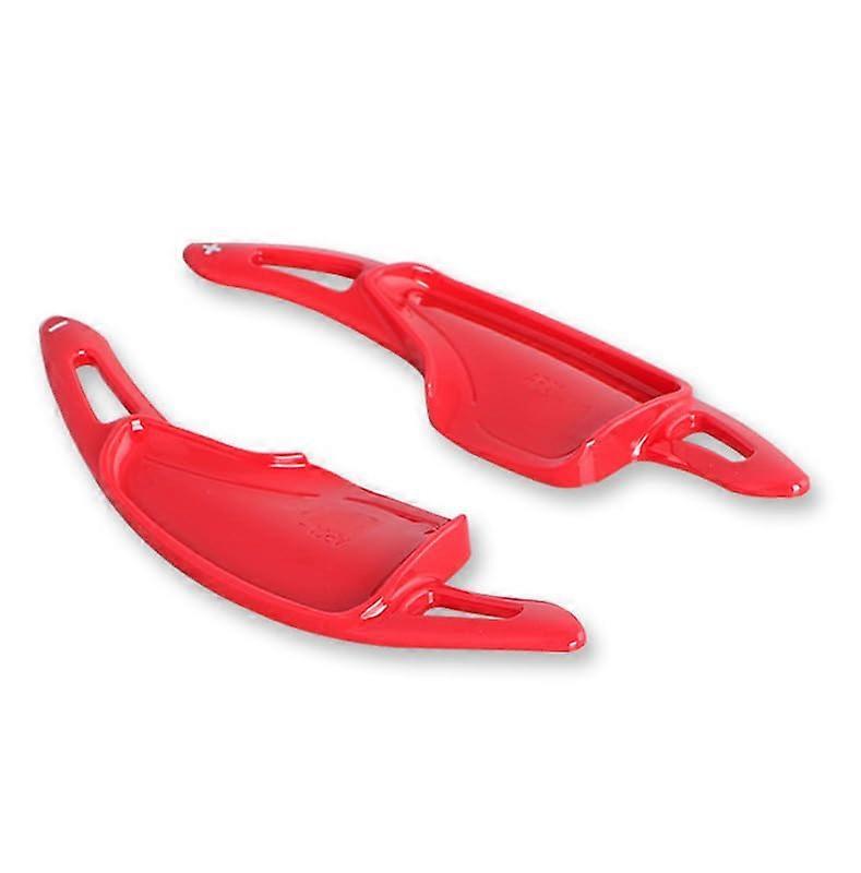 ABS Car Steering Wheel Paddle Shift Lever Extension Fit for Chevrolet Camaro 2016 Shift Paddle Cover Car Accessories (Color: Red)