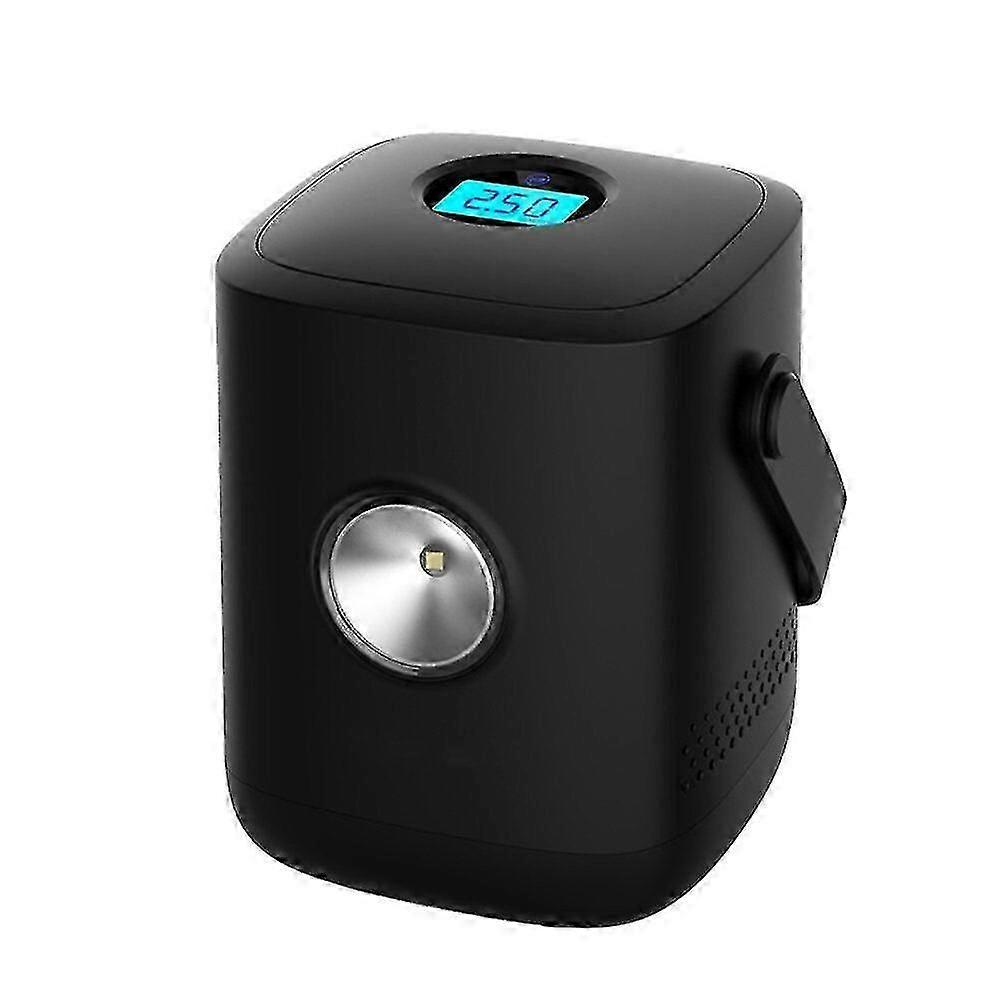12V digitale Luftpumpe, 120W elektrischer Hochleistungs-Inflator mit LED-Licht, geeignet für Autos, Motorräder und Fahrräder