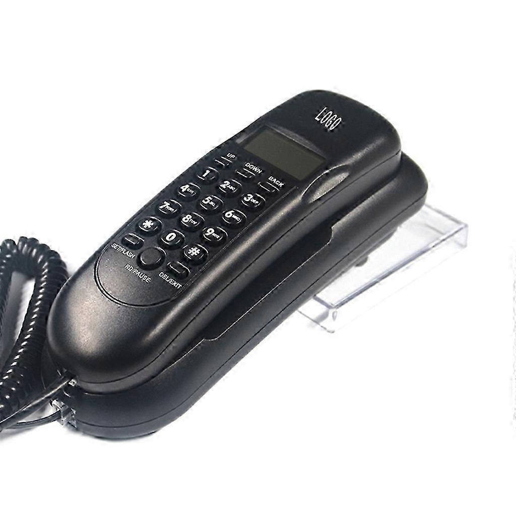 Fixed Landline Phone Telephone Last Number Redial Wall Mountable Corded Phone