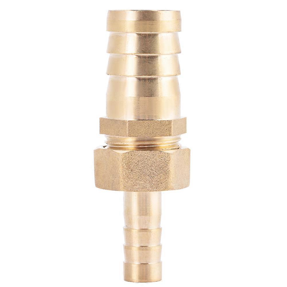 Brass fitting with reducing barb, plug-in connector (6 mm-19 mm, 1 piece).