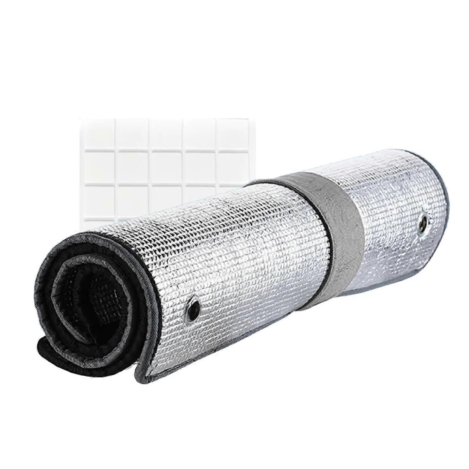 Heat Blocking Window Film With Aluminum Foil Layer Stop Sunlight Reduces Temperature Maintains Privacy For Room Vehicle Multicolor