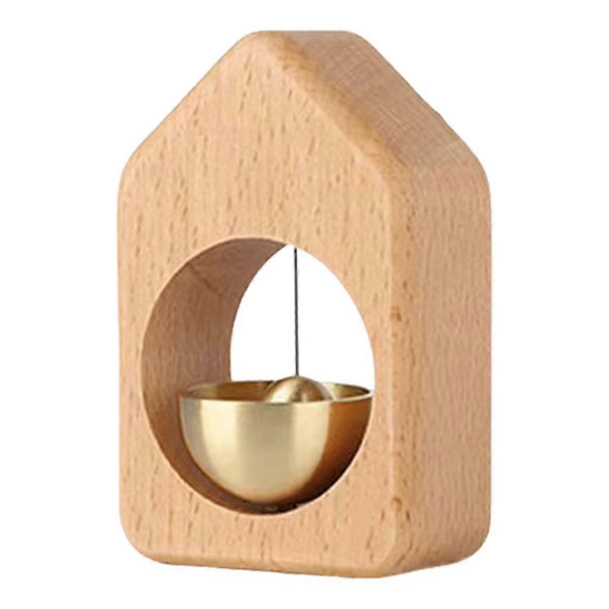Door Bell Wooden Wind Chimes Wireless Doorbell Entrance Door Bell A