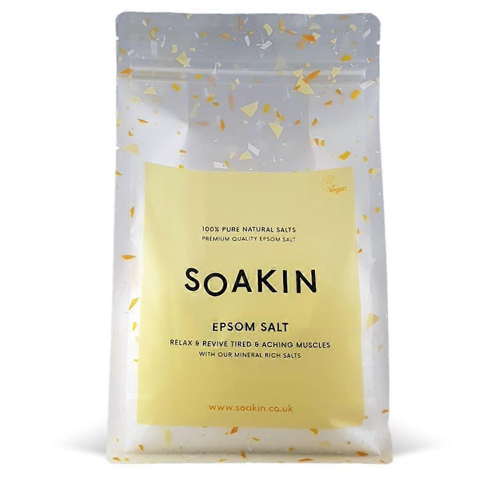 Soakin Epsom Bath Salts 1kg - 2 Pack