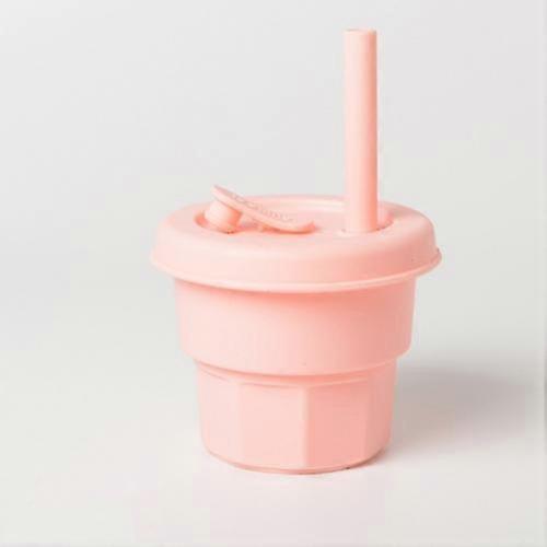 Children Silicone Straw Cups Drop And High Temperature Resistant Wa...